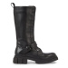 Tommy Hilfiger Čižmy Cool Monochromatic Bikerboot FW0FW07338 Čierna