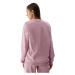 Dámska mikina 4F SWEATSHIRT-4FWSS24TSWSF0954-56S-LIGHT PINK