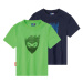 lupilu® Chlapčenské funkčné tričko, 2 kusy (námornícka modrá/zelená)
