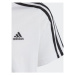 Adidas Tričko Essentials 3-Stripes Cotton T-Shirt IC0605 Biela Regular Fit