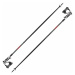 Leki Hot Shot S Eloxal Black/Anodized Grey/Bright Red 125 cm Lyžiarske palice