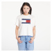 Tričko Tommy Jeans Flag Badge Boxy Fit T-Shirt Ancient White