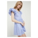 Šaty Abercrombie & Fitch mini, áčkový strih