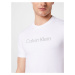 Calvin Klein Tričko  sivá / biela