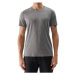 Pánske tréningové tričko s krátkym rukávom 4F TSHIRT FNK-4FWSS24TFTSM599-27M-COLD LIGHT GREY MEL