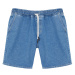 Trendyol Blue Wide Cut Plus Size Denim Shorts