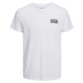 Jack&Jones Pánske tričko JJECORP Slim Fit 12151955 White/Small XL