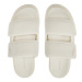 Calvin Klein Jeans Šľapky Double Bar Sandal Mtl YM0YM01020 Écru