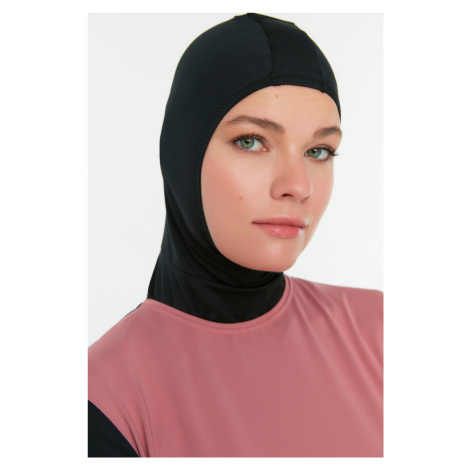 Trendyol Black Collar Hijab Swimsuit Cap