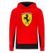 Ferrari detská mikina s kapucňou Shield red F1 Team 2023