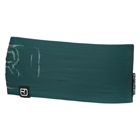 Čelenka Ortovox 120 Tec Logo Headband Farba: tmavozelená