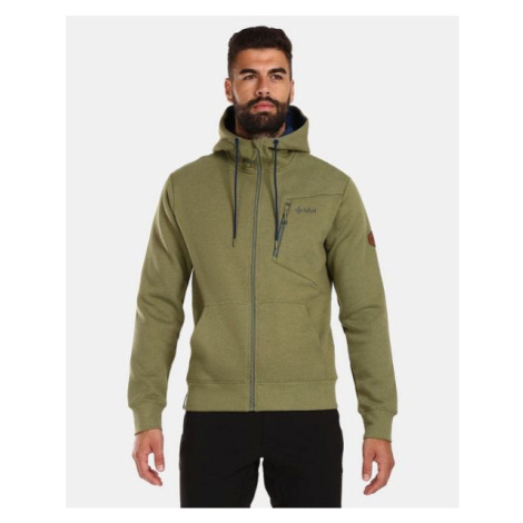 Men's cotton sweatshirt Kilpi PREDA-M Green