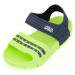 Detské sandále Aqua-speed Noli v zelenej a tmavomodrej farbe.84