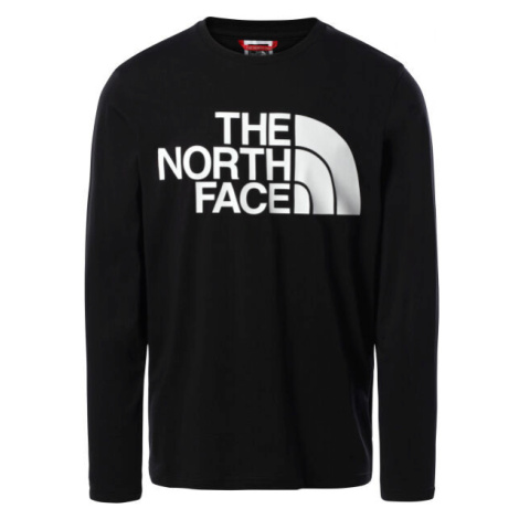 The North Face STANDARD Pánske tričko s dlhým rukávom, čierna, veľkosť