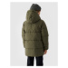 Chlapčenská bunda 4F JUNIOR DOWN JACKET-JWAW24TDJAM464-43S-KHAKI