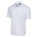 GREGNORMAN PROTEK ML75 STRIPE POLO Pánske golfové polo tričko, biela, veľkosť