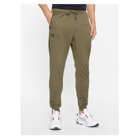 Under Armour Teplákové nohavice Sportstyle Tricot Jogger 1290261 Kaki Loose Fit