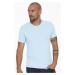 T8569 DEWBERRY BICYCLE COLLAR MEN'S T-SHIRT-BLUE