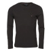 Tommy Hilfiger STRETCH SLIM FIT LONG SLEEVE TEE Pánske tričko, čierna, veľkosť