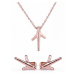 Set earrings and necklace Vuch Twiggset Rose Gold