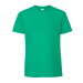 Zielona koszulka męska Iconic 195 Ringspun Premium Fruit of the Loom