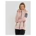 Dámska lyžiarska mikina so zipsom FUNDANGO Antila Fleece Jacket-339-soft pink melange