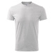 Malfini Basic Detské tričko 138 svetlo šedý melír