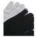 Súprava dvoch párov dámskych rukavíc v čiernej a svetlo šedej farbe ORSAY