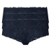 esmara® Dámske čipkované nohavičky, 3 kusy (navy modrá)