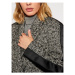 Calvin Klein Vlnený kabát Boucle Belted K20K202325 Sivá Regular Fit