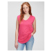 Ružové dámske tričko muscle tunic