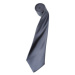 Premier Workwear Pánska saténová kravata PR750 Steel -ca. Pantone 6545