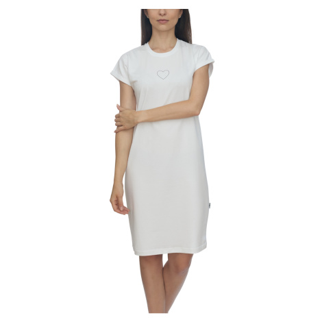 Slippsy Hearts T- Dress White /XL