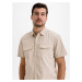 GAP Shirt v-ss slub cotton utility pocket - Men's