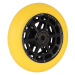 Kolečka UrbanArtt Civic 125x30mm Black/Yellow 2ks