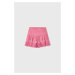 Detské bavlnené šortky Mayoral ružová farba, jednofarebné
