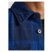 Modrá kockovaná košeľa Jack & Jones Royal