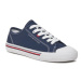 Tommy Hilfiger Plátenky Low Cut Lace Up Sneaker T3X9-33324-0890 S Tmavomodrá