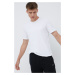 Pyžamové tričko BOSS pánsky,biela farba,s nášivkou,50469550