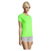 SOĽS Sporty Women Dámske funkčné triko SL01159 Neon green