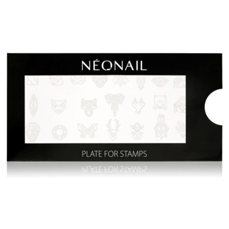 NEONAIL Stamping Plate šablóny na nechty typ 02