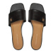 Tommy Hilfiger Šľapky Th Flat Sandal FW0FW08290 Čierna