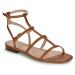 Lauren Ralph Lauren  EVERLEY GLDR SANDALS  Sandále Hnedá