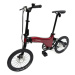 Skladací elektrobicykel SHARVAN e-SHARVAN - black red metalic