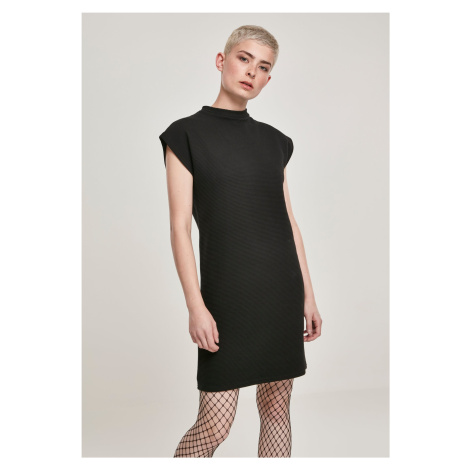 Women's dress Terry with extended shoulder black Urban Classics