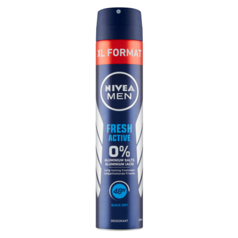 NIVEA Fresh Active Dezodorant sprej pre mužov 200 ml