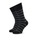 Tommy Hilfiger Súprava 5 párov vysokých pánskych ponožiek 701220145 Čierna
