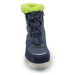 Chlapčenské zimné topánky s kožušinou ICEFOX, sťahovacie, bočný zips, BUGGA, B00170-04, modré
