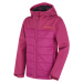 Husky Detská softshell plnená bunda Swany K dark magenta