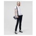 Tričko Karl Lagerfeld Elongated Zebra Logo T-Shirt Biela